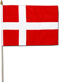 Флаг Дании 45 х 30 на древке