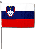 Флаг Словении 45 х 30 на древке