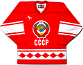Свитер хоккейный сборной СССР 1980 Луч красный Герб